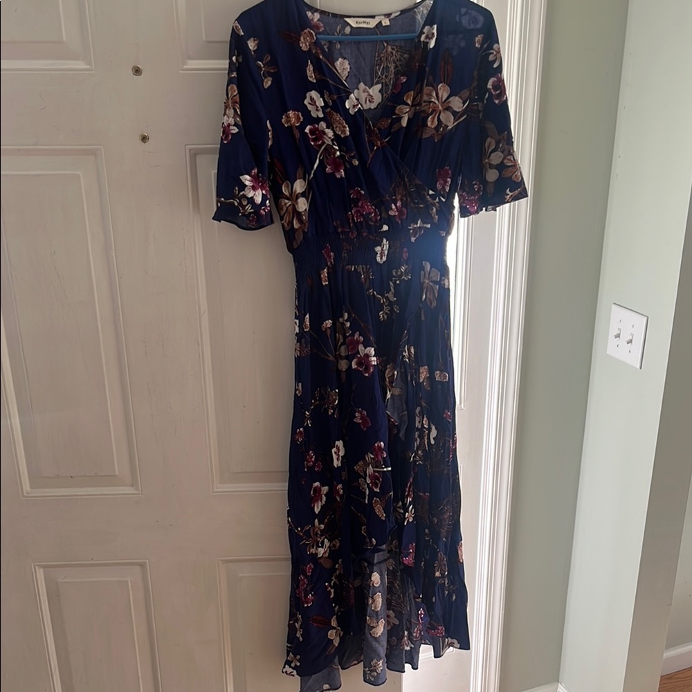 Floral Navy Dress